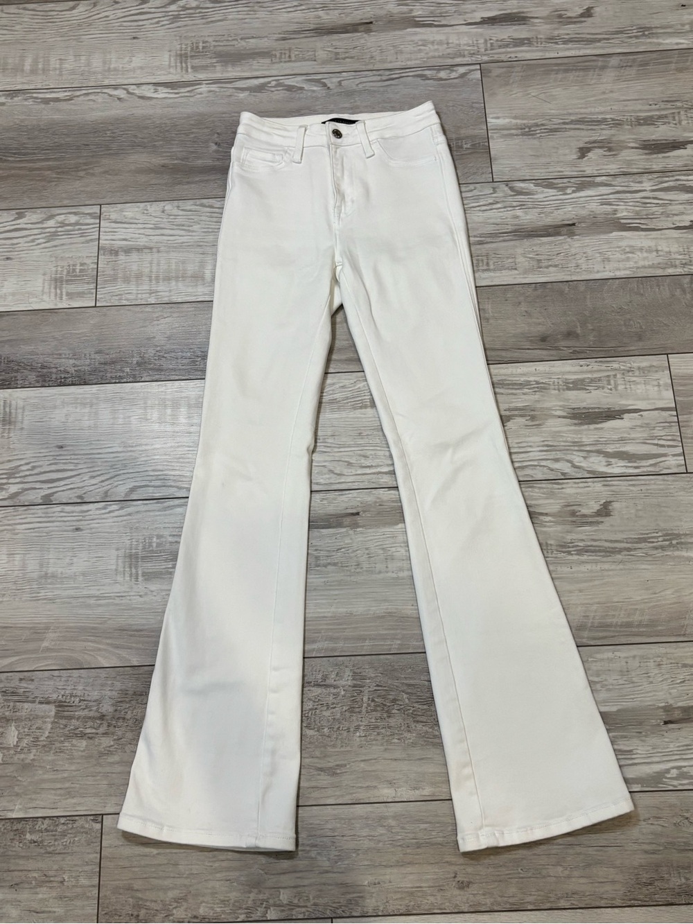 Flying Monkey white flare jeans size 24